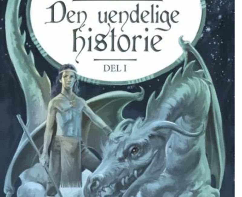 Bokillustrasjon med en gutt og en drage