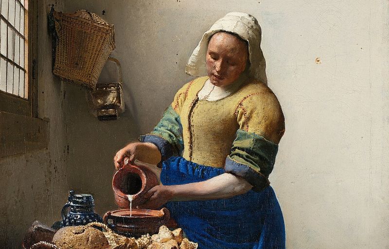 Bilde av Vermeers maleri «Melkepiken» 