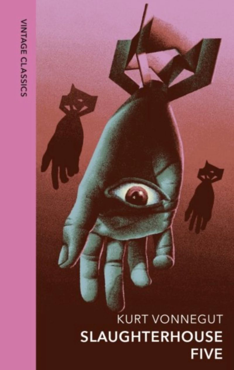 Omslaget til "Slaughterhoue five"
