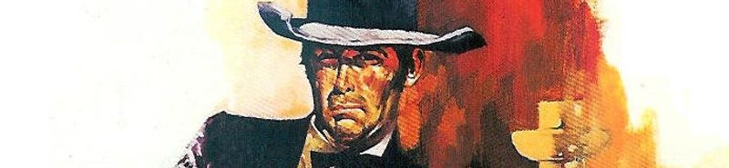 Tegning av Morgan Kane fra bøkene