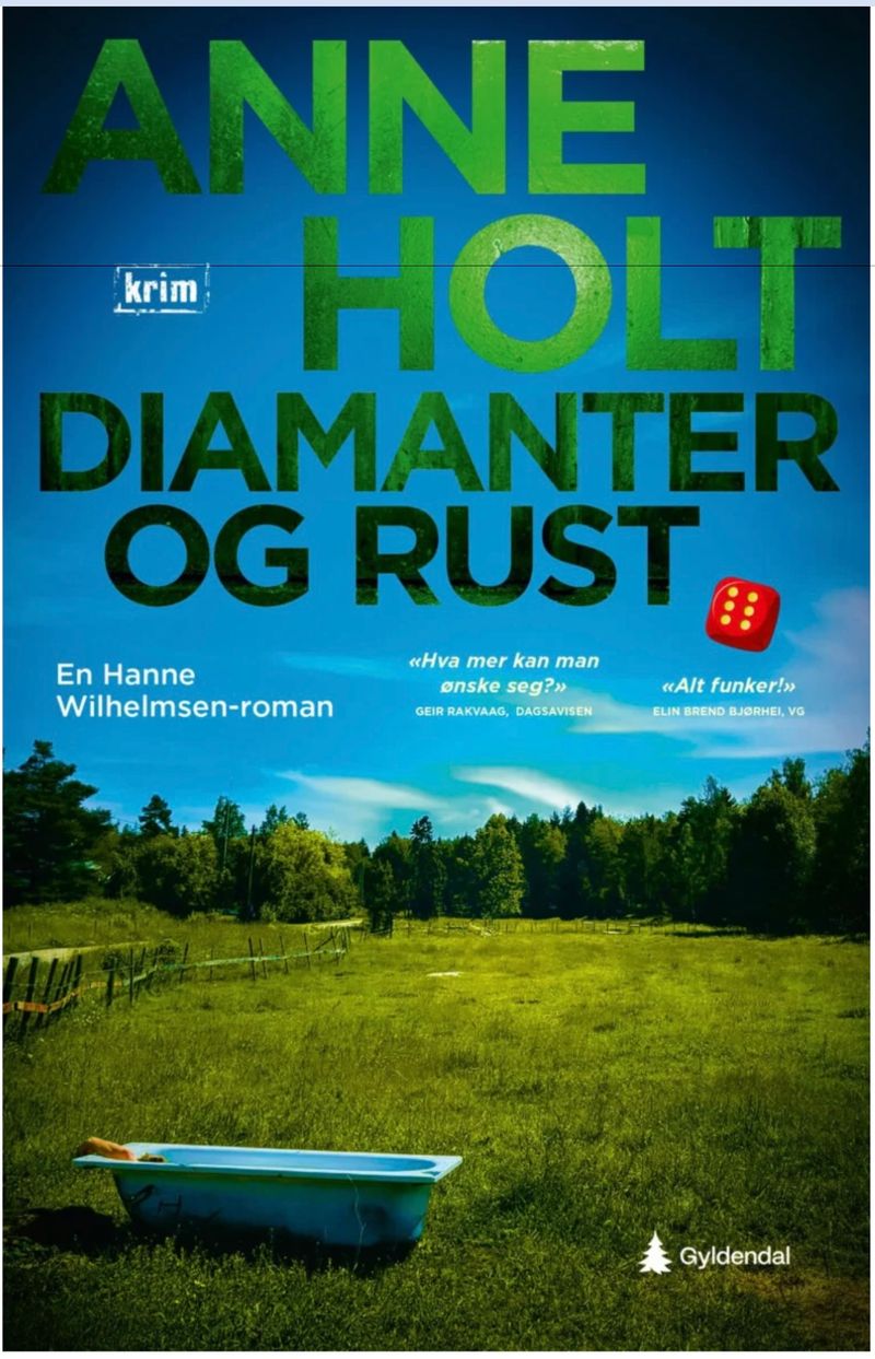 Omslaget til Anne Holts "Diamanter og rust"