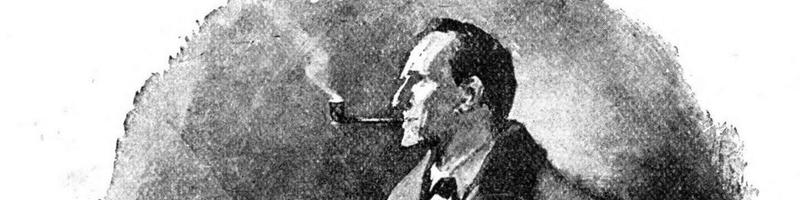 Tegning av Sherlock Holmes