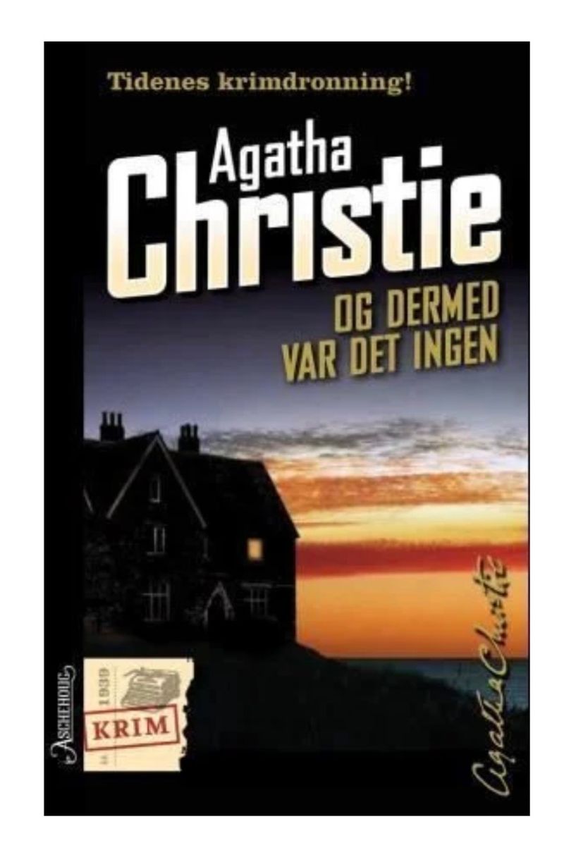 Omslaget til Og dermed var det ingen