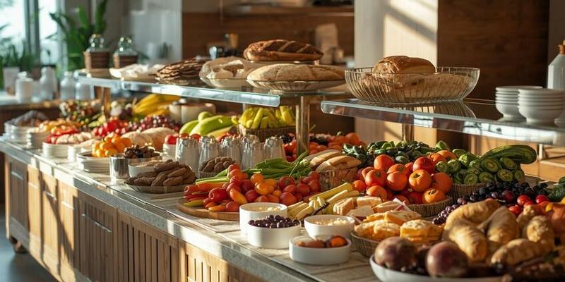 Seizoensgebonden ontbijtbuffetten met lokale producten