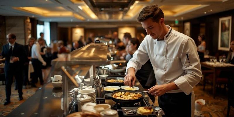 Live cooking voor een luxe ontbijtbeleving