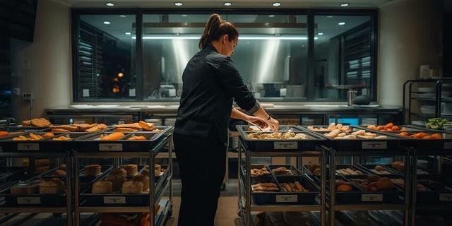 Slimme ontbijtvoorbereiding hotel