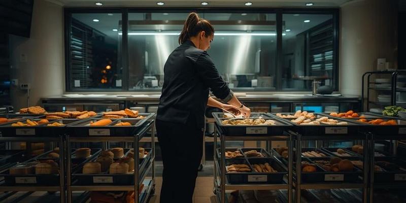 Slimme ontbijtvoorbereiding hotel