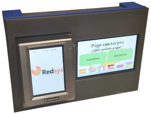 Terminal de pago contactless para lavanderías