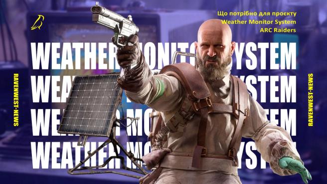 Weather Monitor System ARC Raiders що потрібно для проєкту і як закрити його швидко