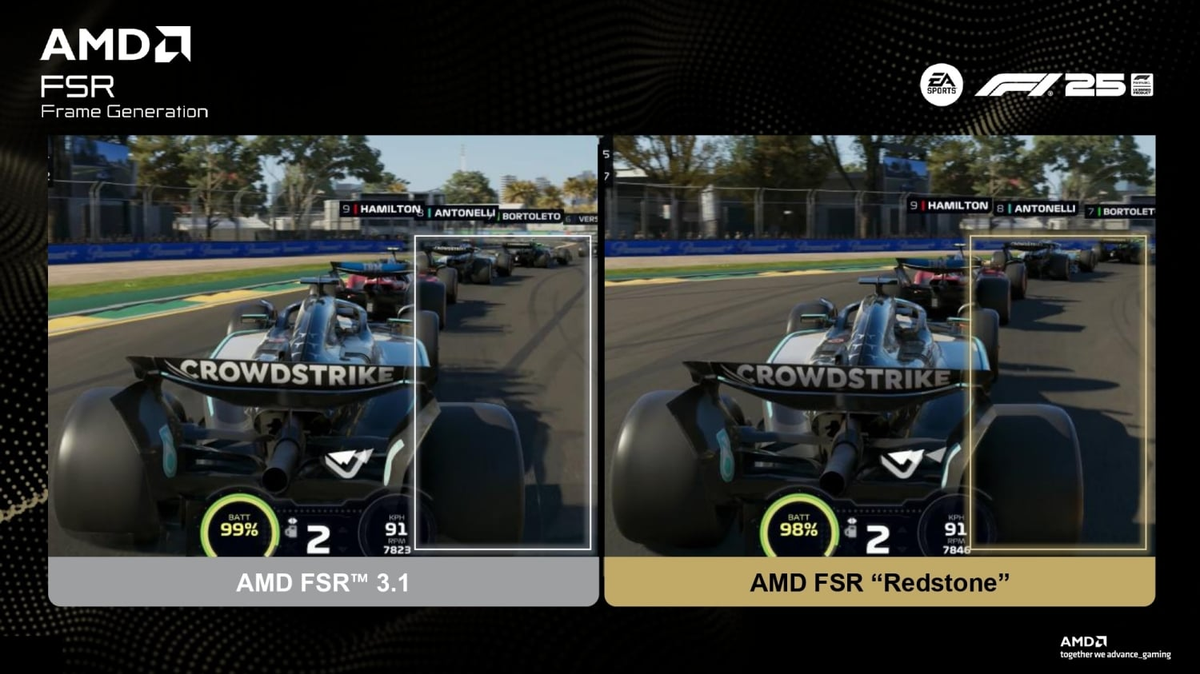 Redstone Frame Generation для AMD