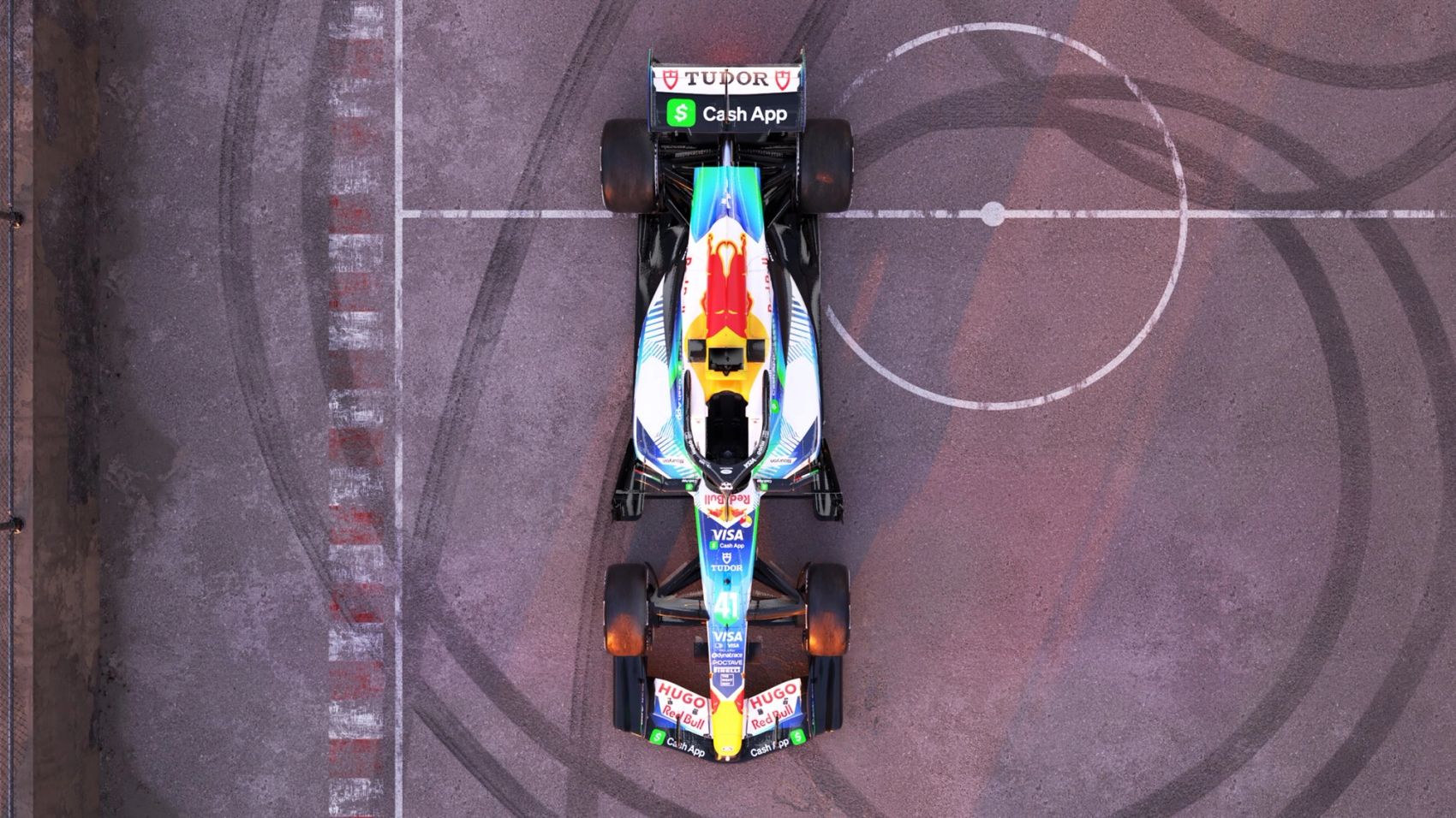 Visa Cash App Racing Bulls футбольна ліврея для Гран-прі Барселони-Каталонії