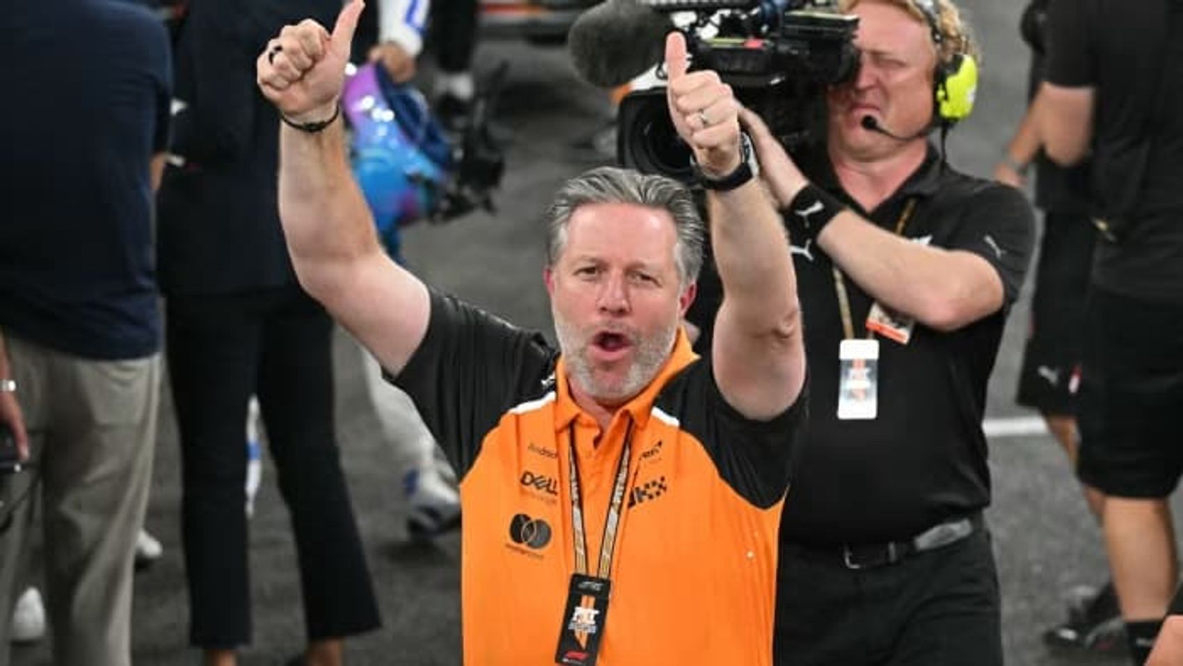 Зак Браун сказав для Ландо Норріса що все буде добре