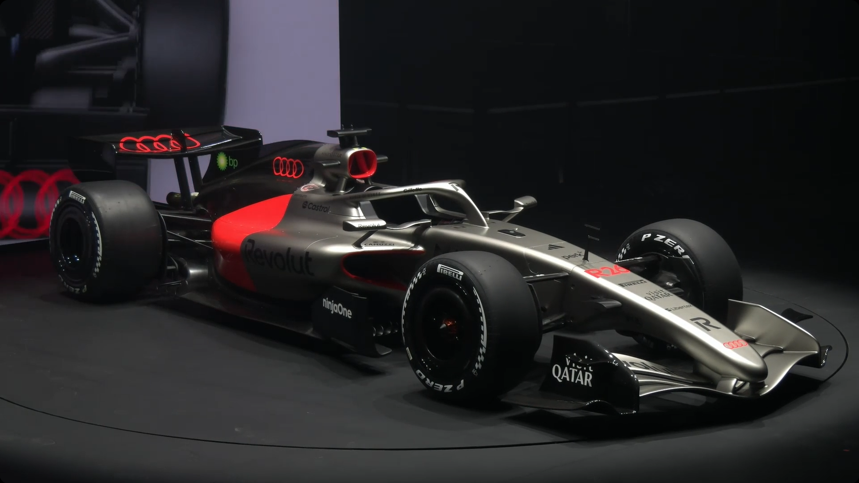 перший вигляд боліда ауді в формулі 1