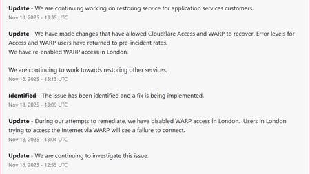 Масштабний збій у роботі Cloudflare