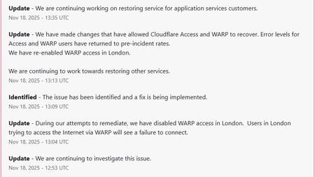Масштабний збій у роботі Cloudflare