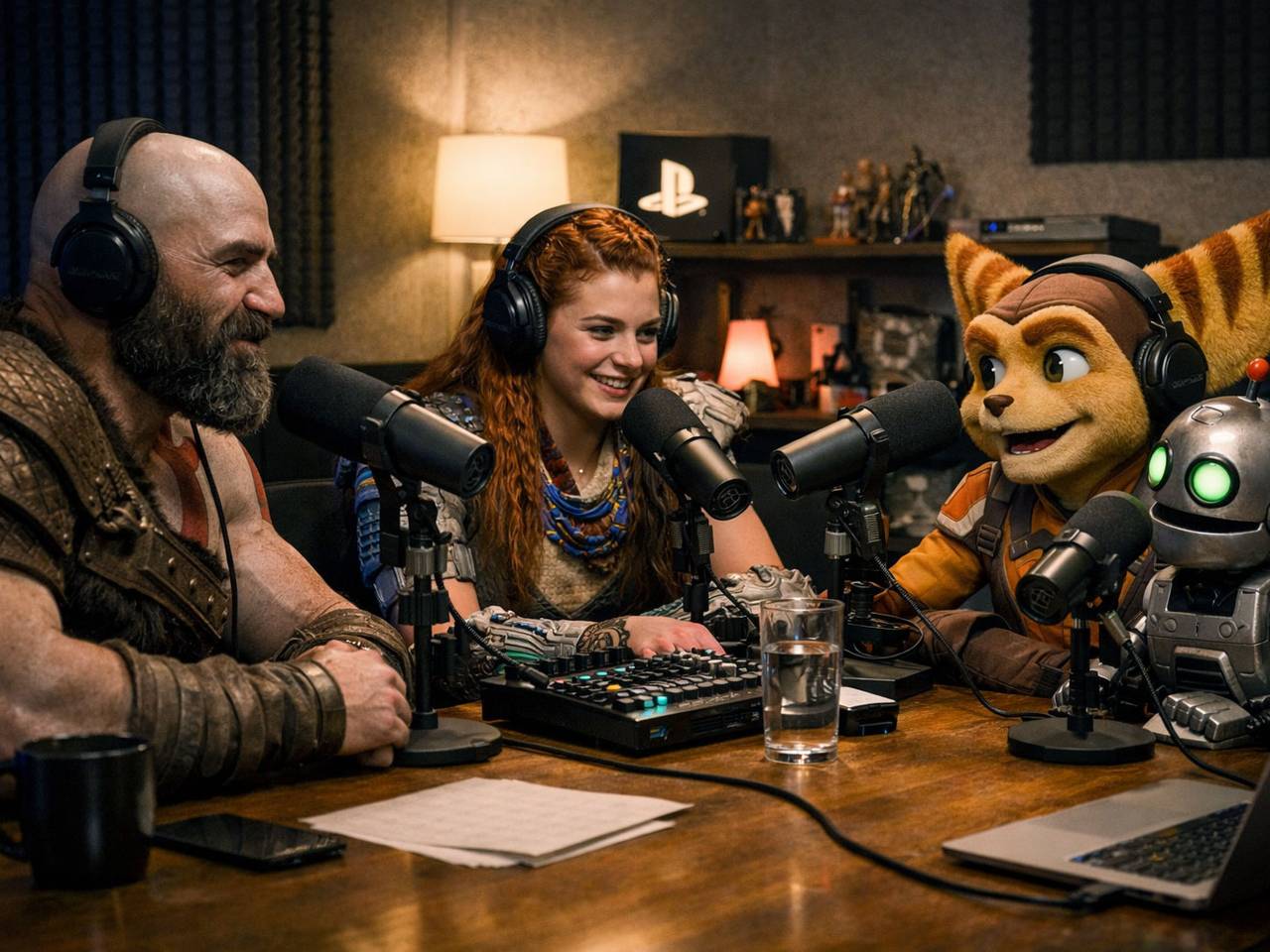 подкаст персонажів PlayStation