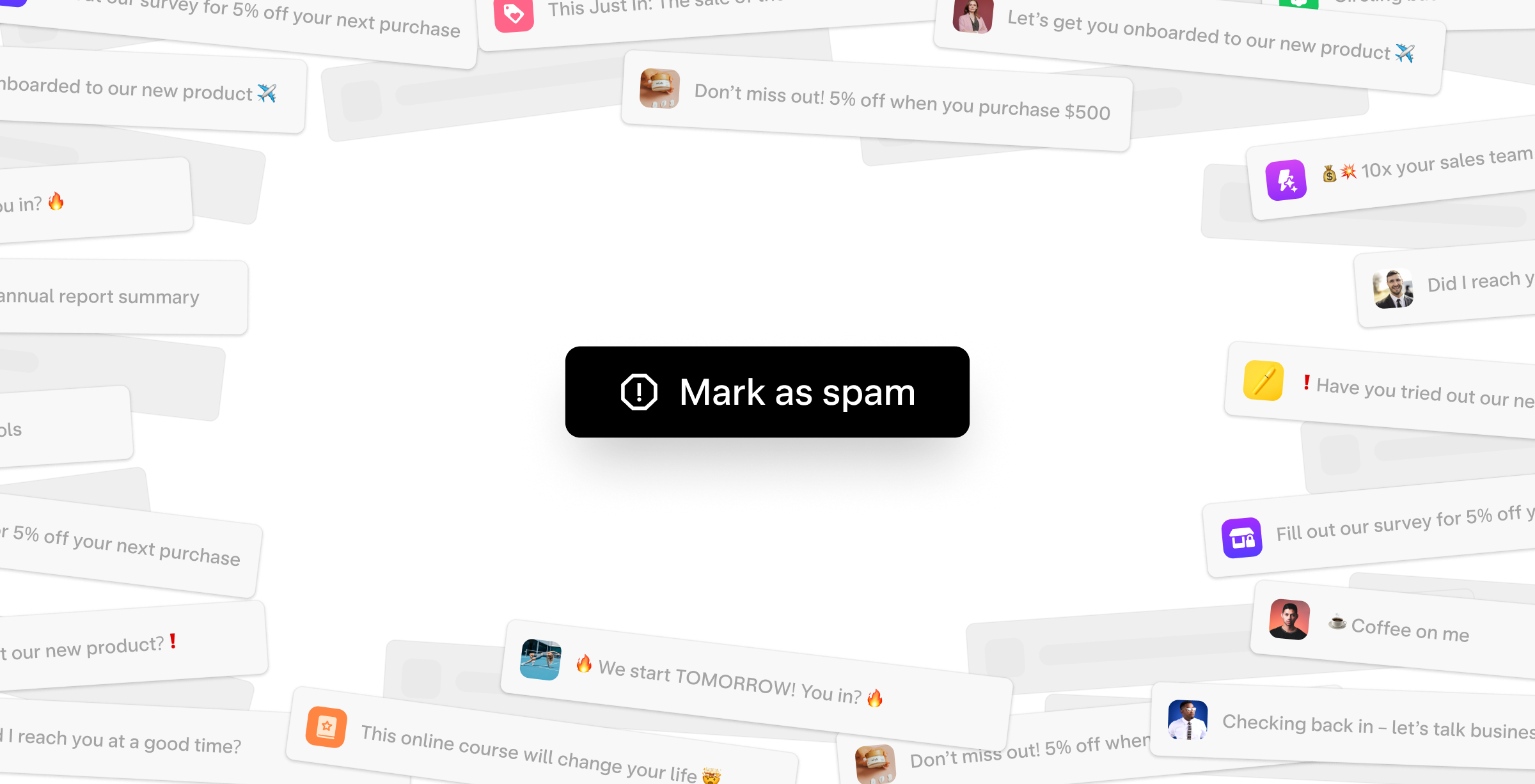 spark report spam email