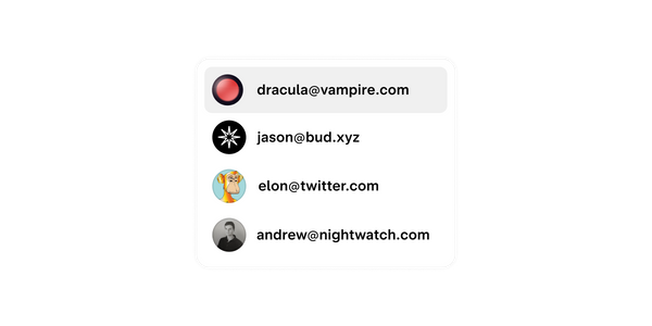 Four custom domain email addresses.
