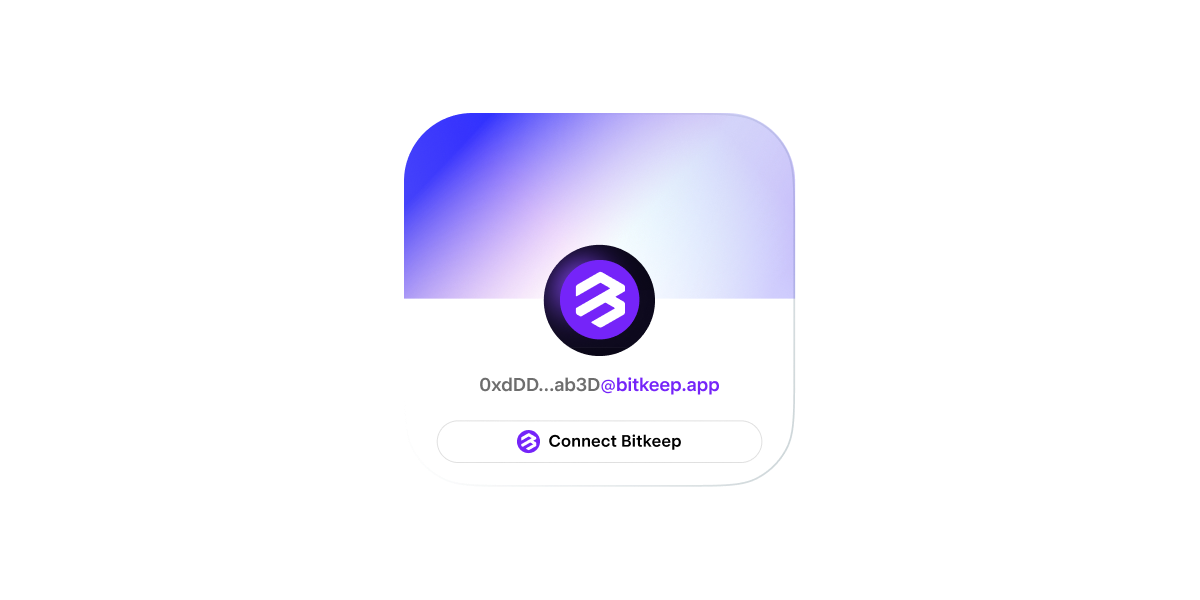 Email address with BitKeep.app domain and connect wallet button.
