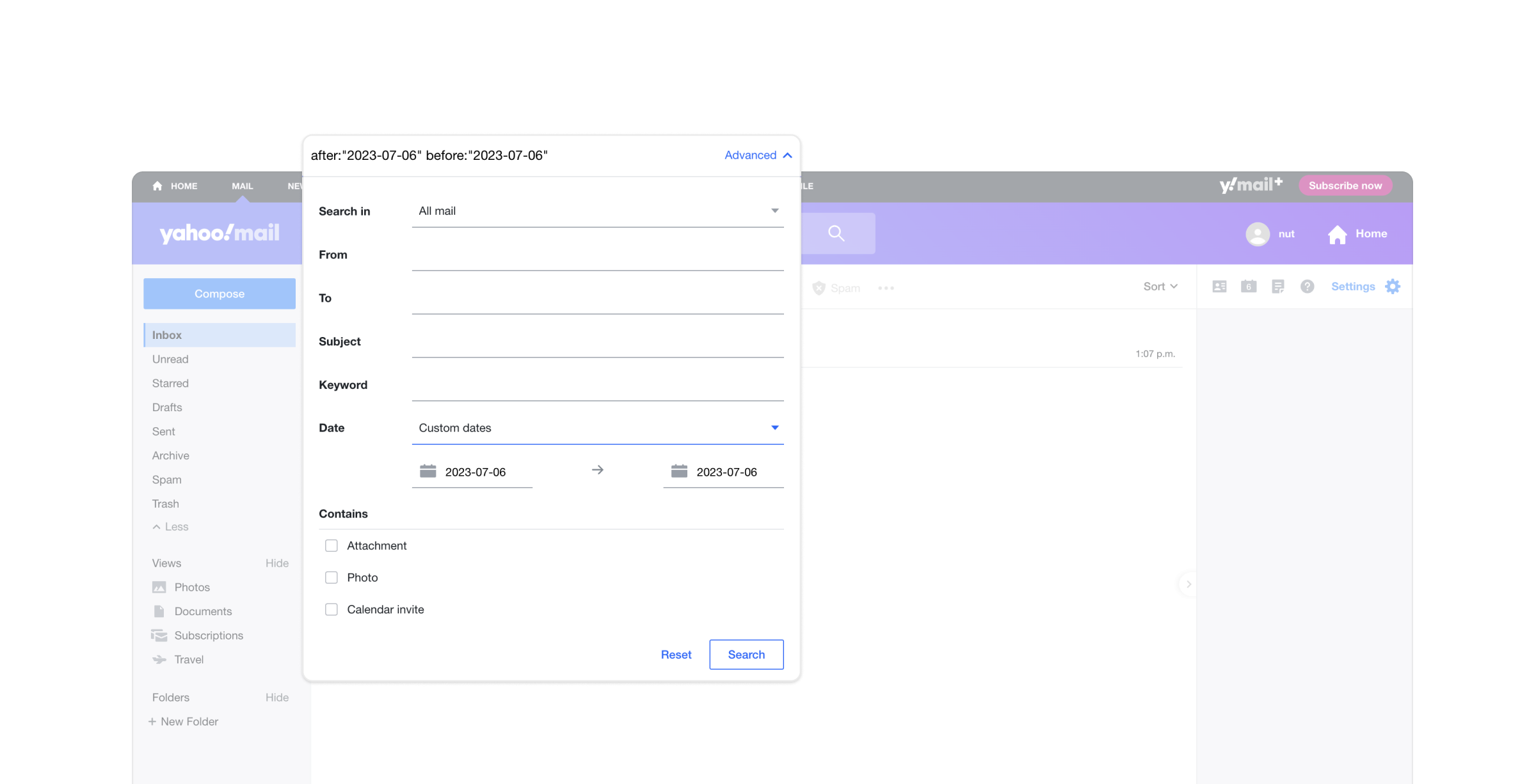 Yahoo Mail's Advanced Search: Finding Emails with Ease in Ymail