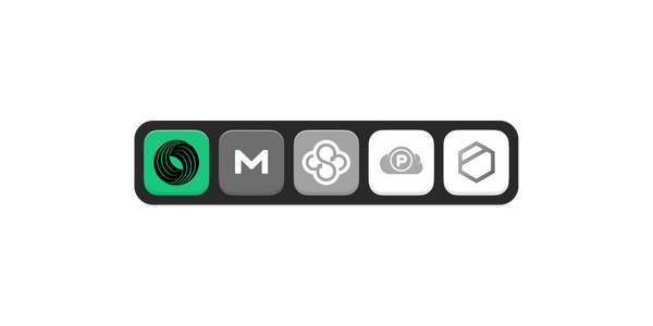 Cloud storage icons including Skiff.