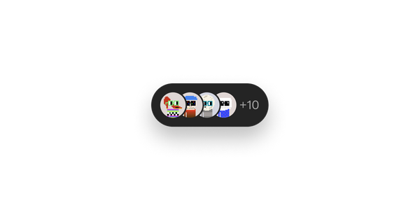 Shared users indicated by profile pictures.