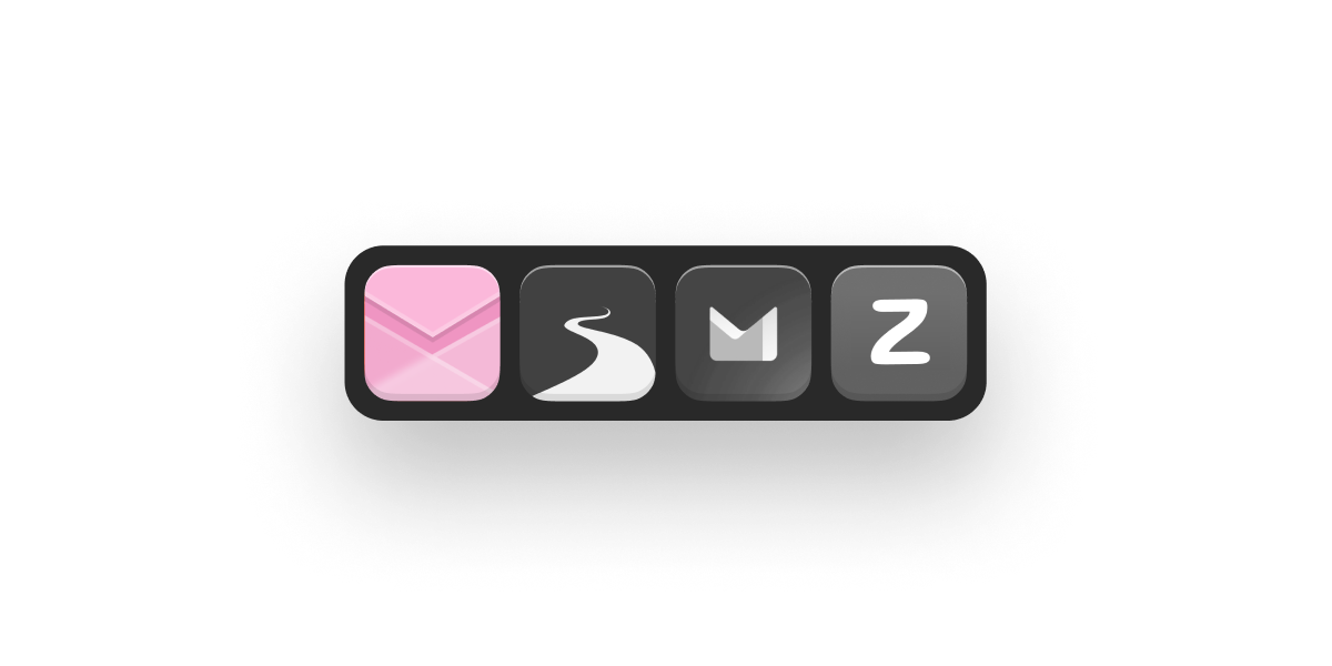 Skiff Mail logo alongside other email provider logos.