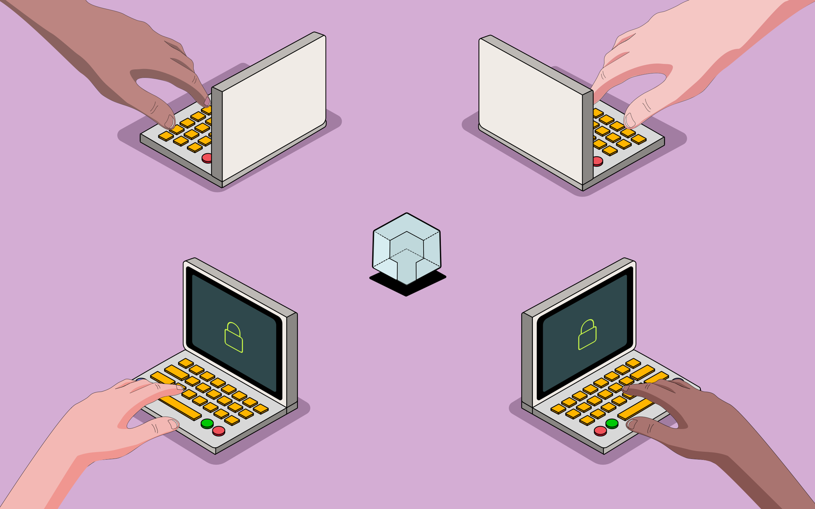 Collaborate on Skiff teams and workspaces shared secure drive