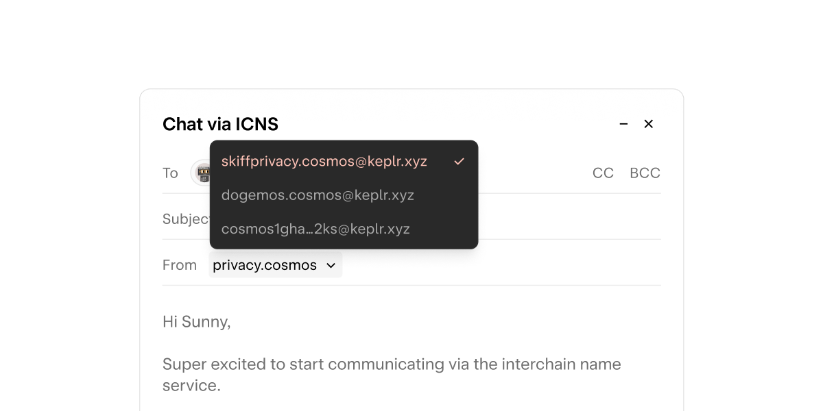 Compose with ICNS.