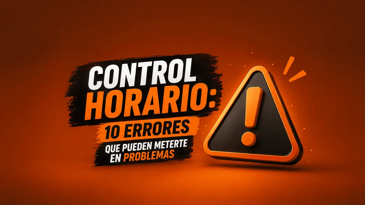 Control horario: evita estos 10 errores