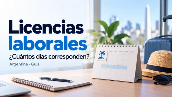 Licencias laborales en Argentina: calendario y días que corresponden según cada licencia
