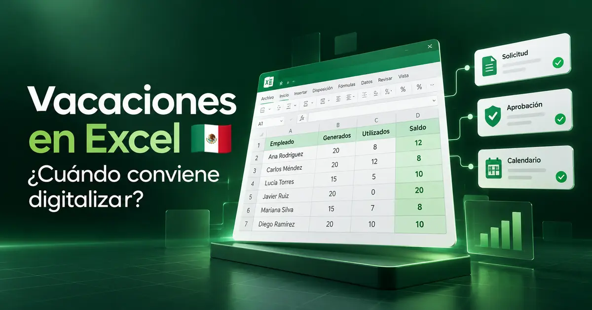 Vacaciones en Excel — artículo de Employ