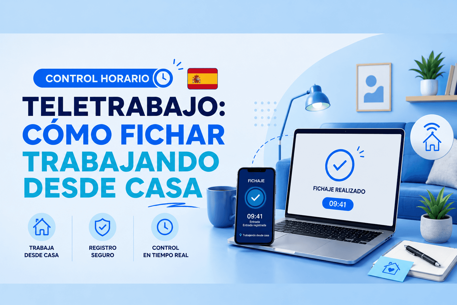 Teletrabajo: cómo fichar trabajando desde casa