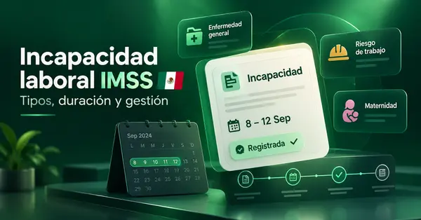 Incapacidad laboral IMSS: Tipos, duración y gestión — artículo de Employ