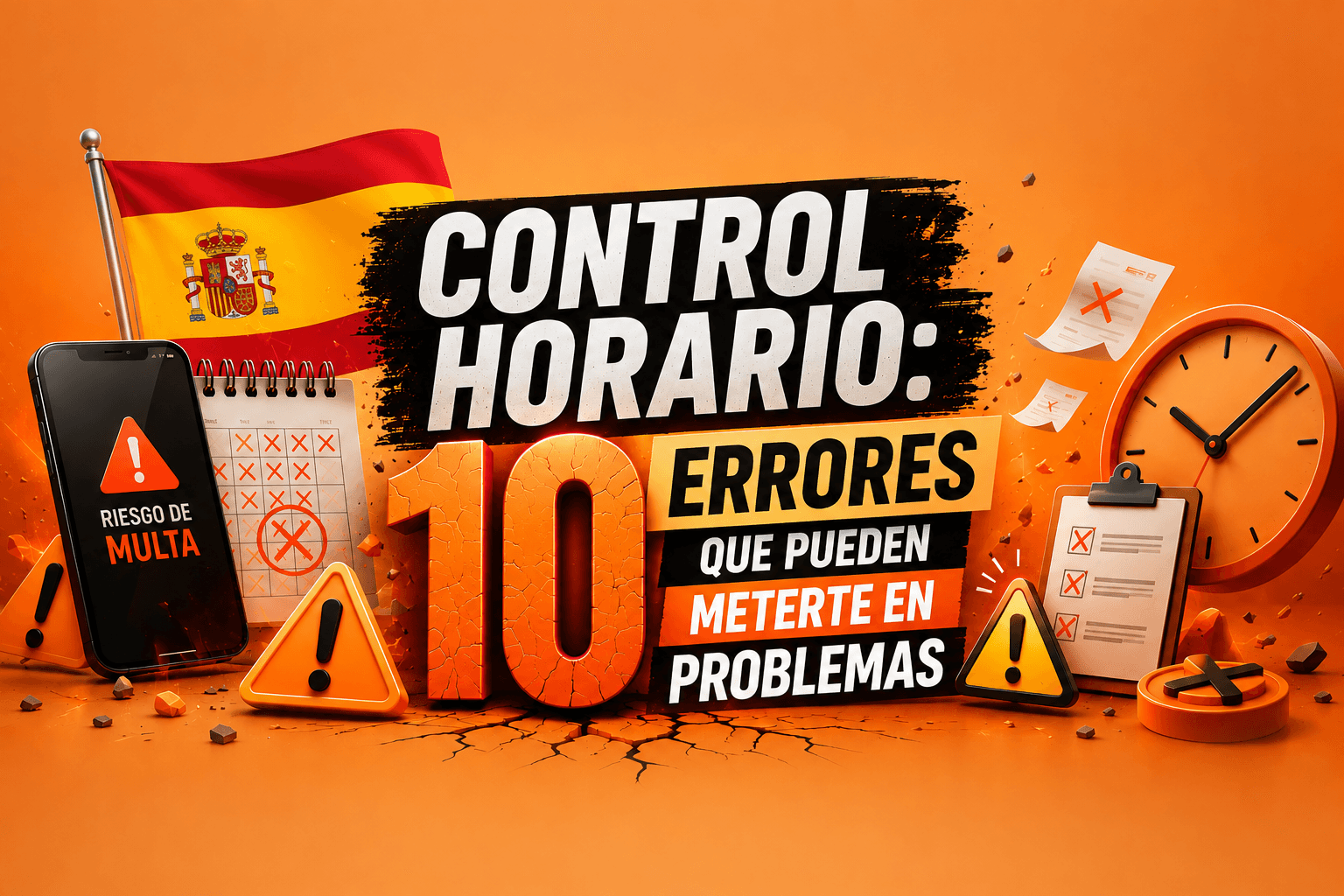 Control horario: evita estos 10 errores