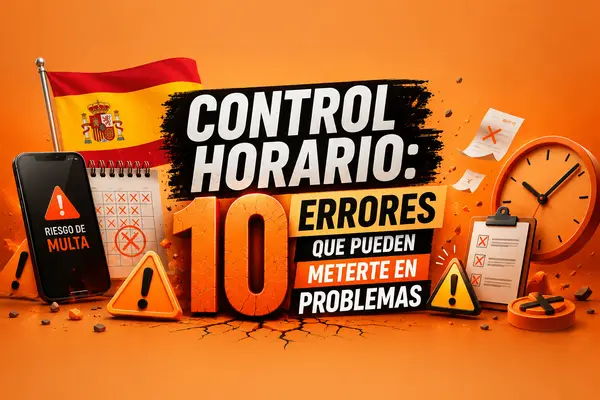 Control horario: evita estos 10 errores