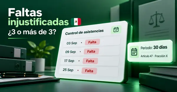 Faltas injustificadas: ¿3 o más de 3? — artículo de Employ
