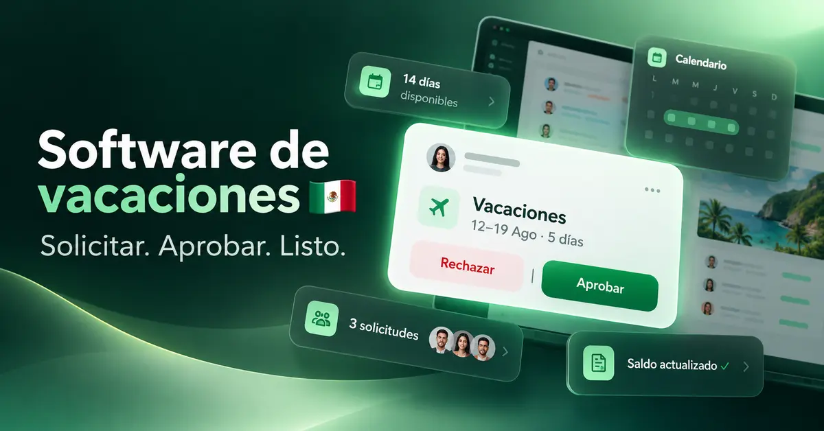 Software de vacaciones: Solicitar. Aprobar. Listo. — artículo de Employ