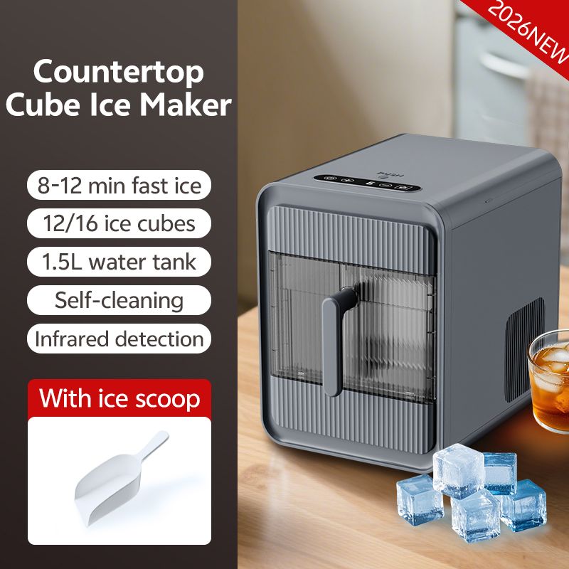 Factory Directly Sale 10 Mins Fast Ice Maker Household Portable Nugget Ice Cube Making Machine Countertop view 2