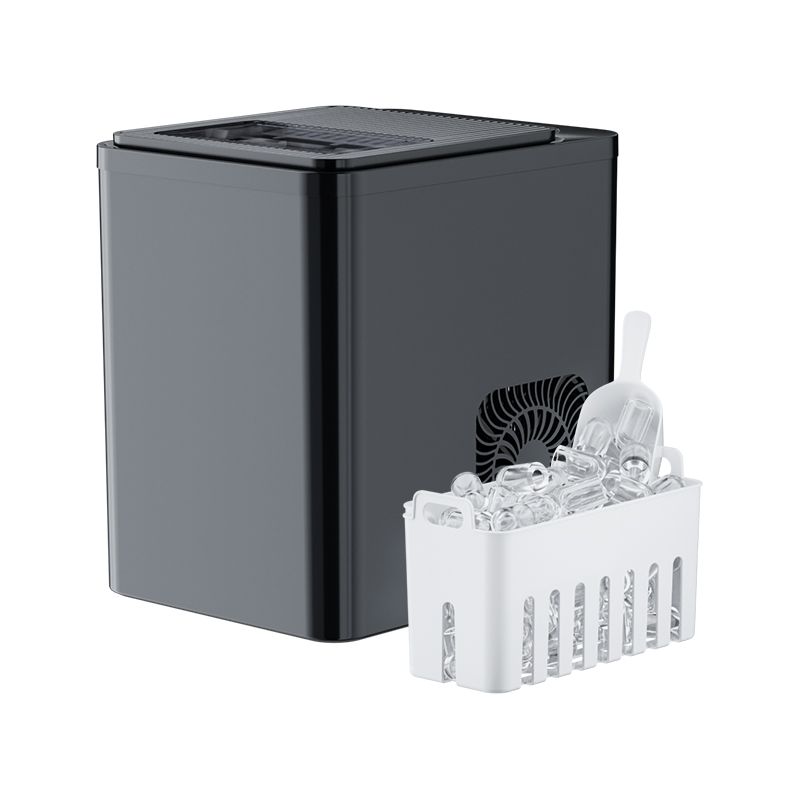DeTong TM-ICE02 Quiet Ice Maker | 9 Bullet Cubes in 6 Mins