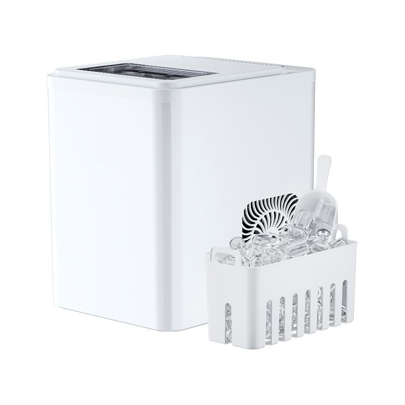 DeTong TM-ICE02 Quiet Ice Maker | 9 Bullet Cubes in 6 Mins view 2