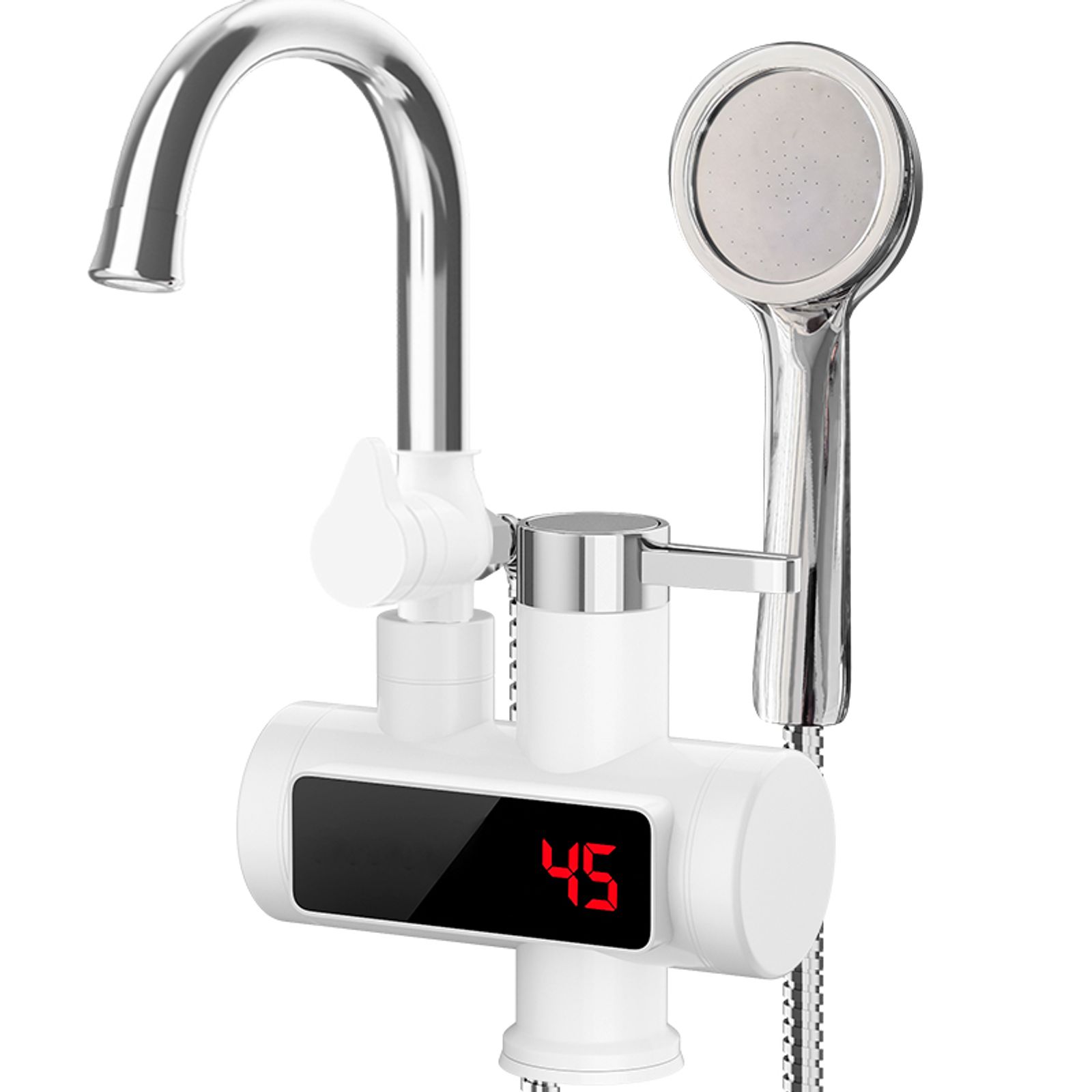 DeTong TM-007AW 3000W Hot Water Faucet | Large LED + 360° view 1