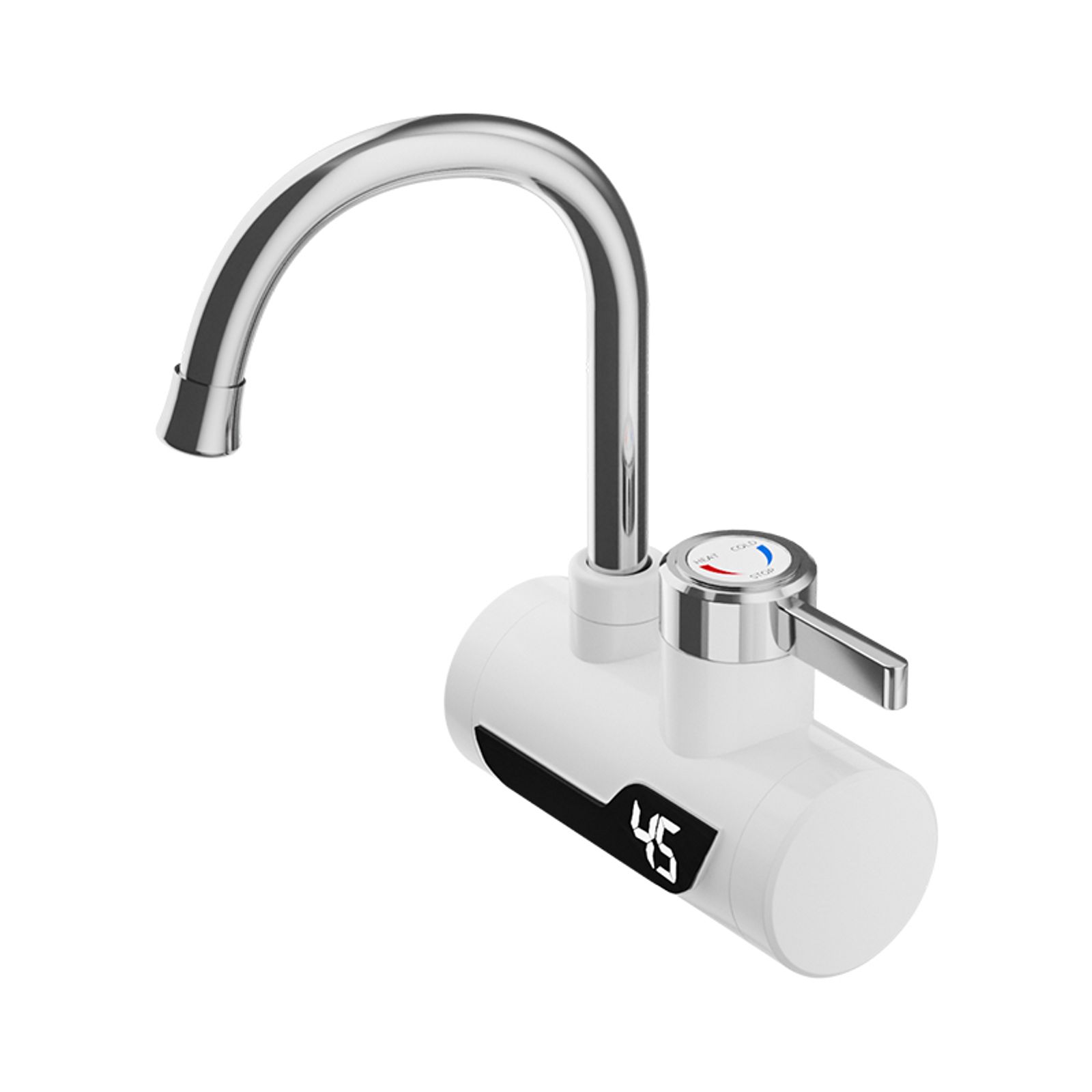 DeTong TM-031AW 3000W Hot Water Faucet | 360° Rotating view 1