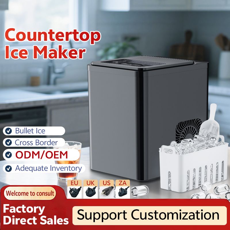 DeTong TM-ICE02 Quiet Ice Maker | 9 Bullet Cubes in 6 Mins view 9