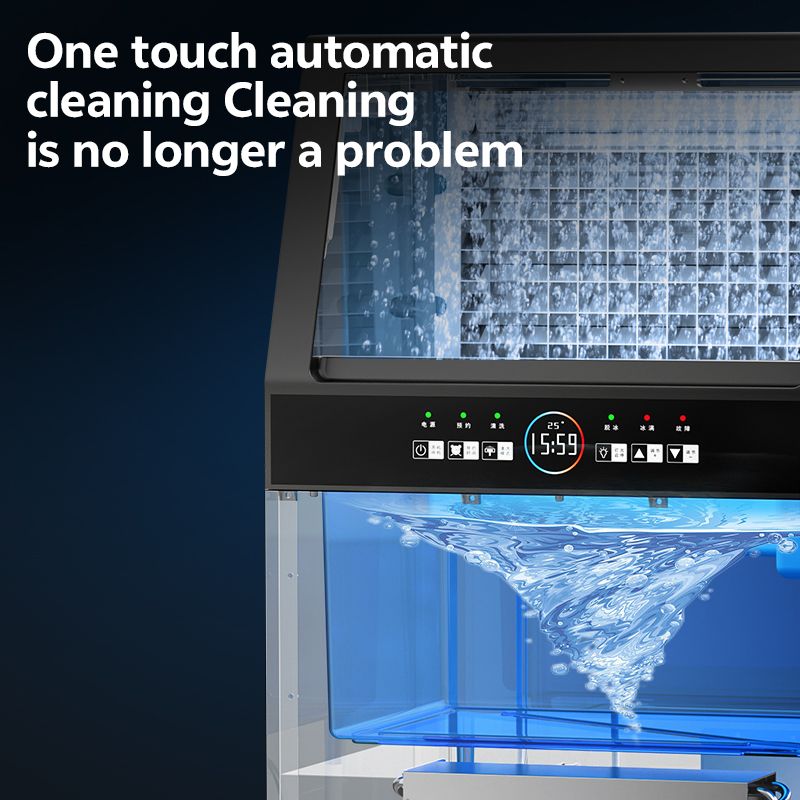 DeTong TM-ICE04 LCD Touch Ice Maker | UV Antibacterial, 9 Cubes view 6