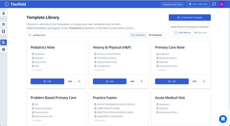 Twofold best ai scribe for physicians