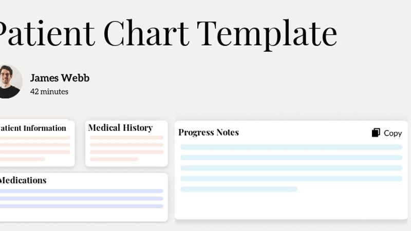 Patient Chart Template Hero Image