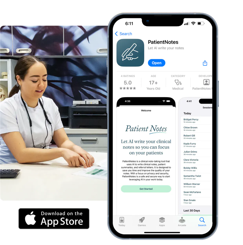 PatientNotes App