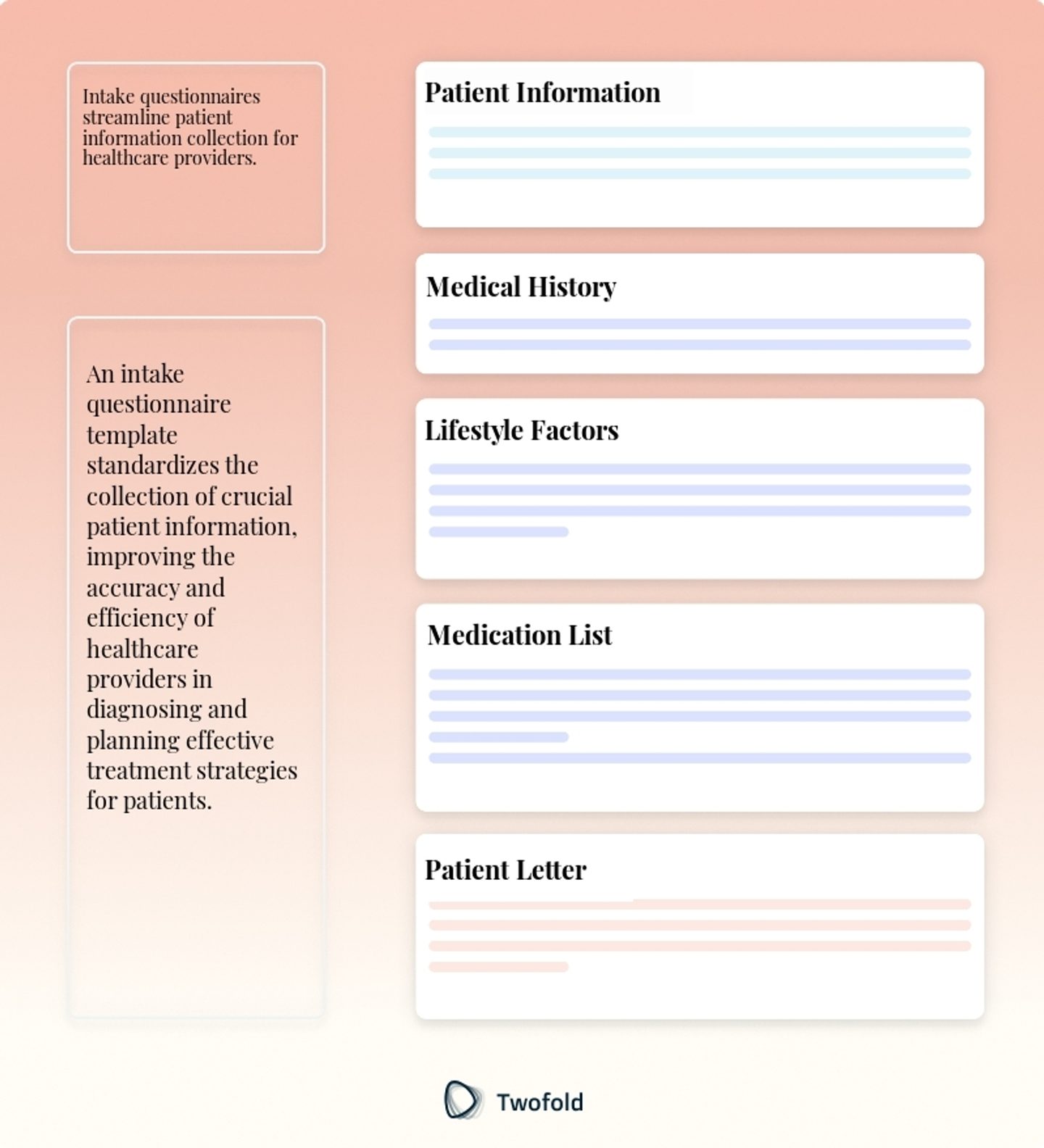 Key Components of Intake Questionnaire Template