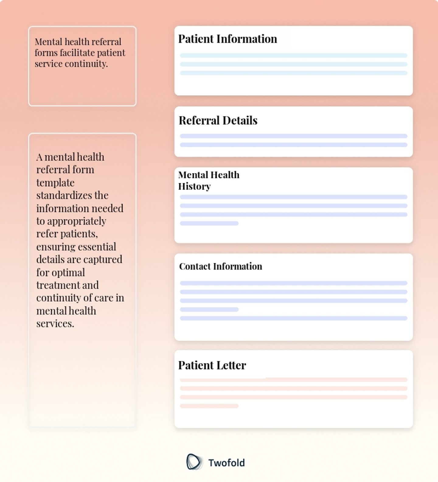 Key Components of Mental Health Referral Form Template